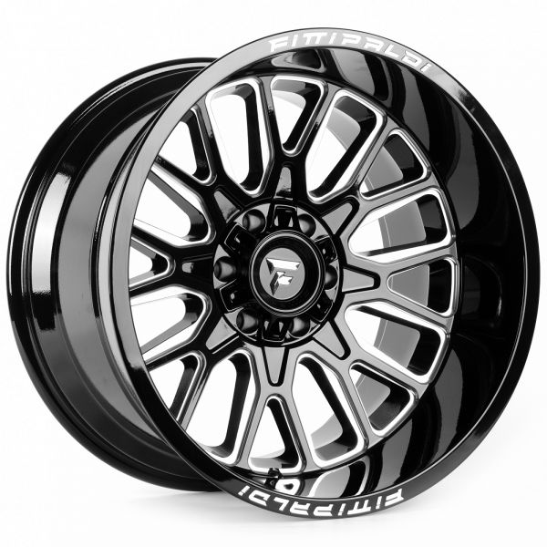 Комплект дисков 22933/20/106.1/Чёрный Глянцевый + Полированные Спицы