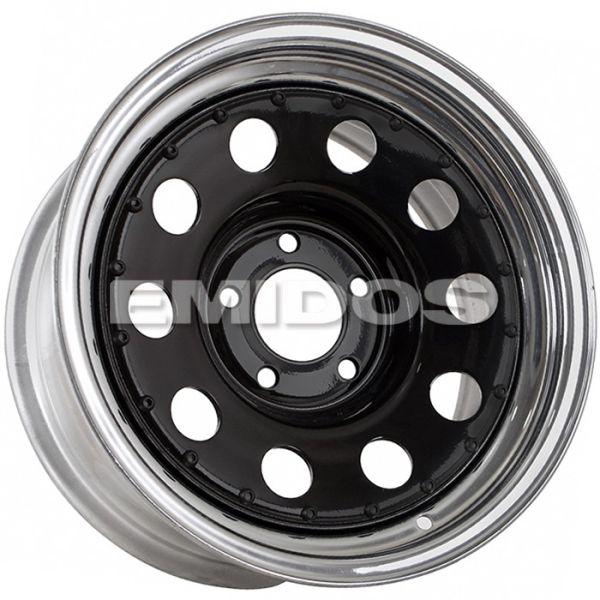 Комплект дисков 27030/15/73.1/Black Inner + Chrome Outer Rim