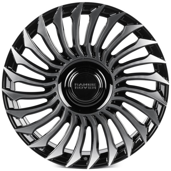 КОВАНЫЕ ДИСКИ 0923-87 PTRACING DS233-SK333 20 J9 ET40 5X120 72.56 ЧЁРНЫЙ + ПОЛИРОВАННЫЕ СПИЦЫ