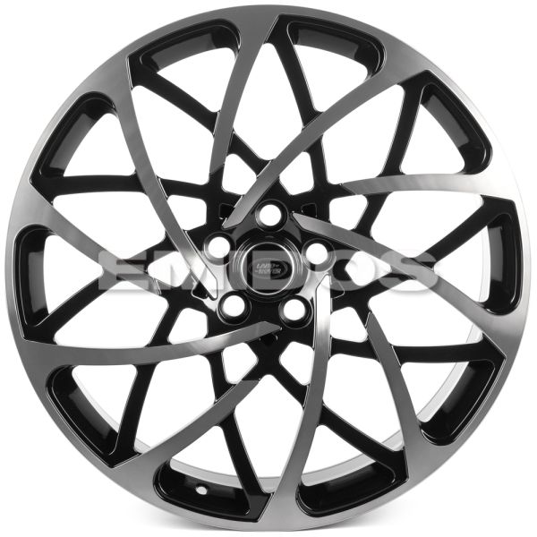 КОВАНЫЕ ДИСКИ 0923-93 PTRACING DS760-SK364 22 J9.5 ET45 5X120 72.56 ЧЁРНЫЙ + ПОЛИРОВАННЫЕ СПИЦЫ + СЕ