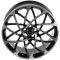 КОВАНЫЕ ДИСКИ 0923-93 PTRACING DS760-SK364 22 J9.5 ET45 5X120 72.56 ЧЁРНЫЙ + ПОЛИРОВАННЫЕ СПИЦЫ + СЕ