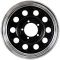 Комплект дисков 27025/16/110.1/Black Inner + Chrome Outer Rim