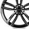 КОВАНЫЕ ДИСКИ 0923-17 PTRACING FG207 19 J8.5 ET28 5X112 66.45 ЧЁРНЫЙ + ПОЛИРОВАННЫЕ СПИЦЫ