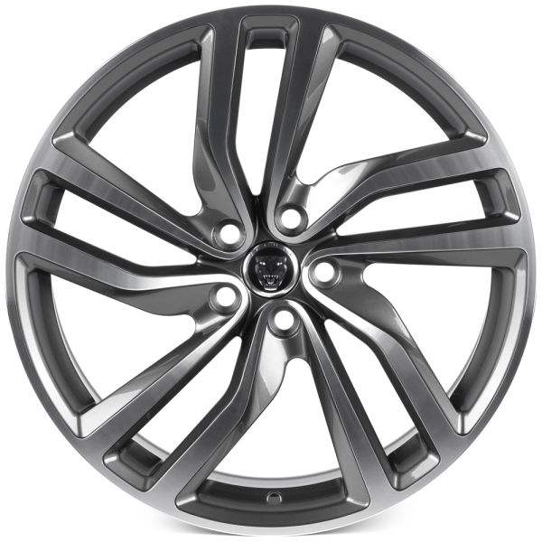 КОВАНЫЕ ДИСКИ 0923-2 PTRACING FG224X-SL222 20 J9.5 ET40 5X108 63.4 ГРАФИТ + ПОЛИРОВАННЫЕ СПИЦЫ