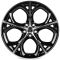 КОВАНЫЕ ДИСКИ 0923-4 PTRACING FG261X-CS396 19 J8.5 ET40 5X108 63.4 ЧЁРНЫЙ + ПОЛИРОВАННЫЕ СПИЦЫ