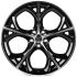 КОВАНЫЕ ДИСКИ 0923-4 PTRACING FG261X-CS396 19 J8.5 ET40 5X108 63.4 ЧЁРНЫЙ + ПОЛИРОВАННЫЕ СПИЦЫ
