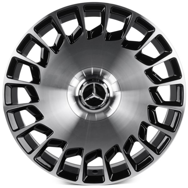 КОВАНЫЕ ДИСКИ 0923-23 PTRACING FG338X-SB531 18 J8 ET38 5X112 66.5 ЧЁРНЫЙ + ПОЛИРОВАННЫЕ СПИЦЫ