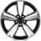 КОВАНЫЕ ДИСКИ 0923-26 PTRACING FG387X-SB531 18 J8 ET35 5X112 66.45 ЧЁРНЫЙ ГЛЯНЦЕВЫЙ + ЗЕРКАЛЬНАЯ ПОЛ