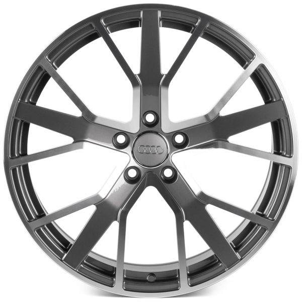 КОВАНЫЕ ДИСКИ 0923-31 PTRACING FG424X-CS412 20 J9 ET33 5X112 66.45 ГРАФИТ + ПОЛИРОВАННЫЕ СПИЦЫ