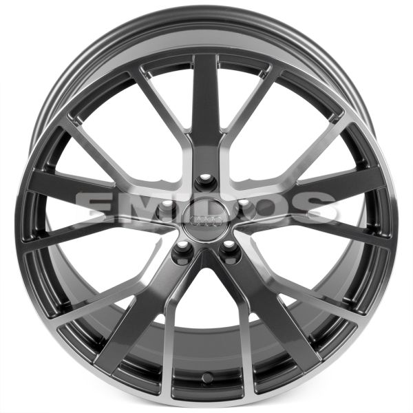 КОВАНЫЕ ДИСКИ 0923-30 PTRACING FG424X-SB547 19 J8.5 ET28 5X112 66.45 ГРАФИТ + ПОЛИРОВАННЫЕ СПИЦЫ