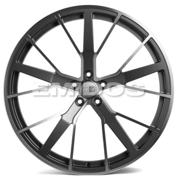 КОВАНЫЕ ДИСКИ 0923-29 PTRACING FG424-SL253 22 J10 ET21 5X112 66.45 ГРАФИТ + ПОЛИРОВАННЫЕ СПИЦЫ