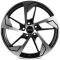 КОВАНЫЕ ДИСКИ 0923-33 PTRACING FG430X-CS380 18 J8 ET35 5X112 66.45 ЧЁРНЫЙ + ПОЛИРОВАННЫЕ СПИЦЫ