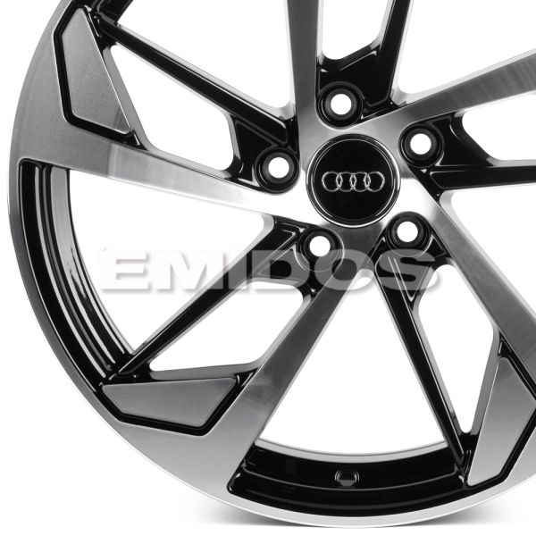 КОВАНЫЕ ДИСКИ 0923-33 PTRACING FG430X-CS380 18 J8 ET35 5X112 66.45 ЧЁРНЫЙ + ПОЛИРОВАННЫЕ СПИЦЫ