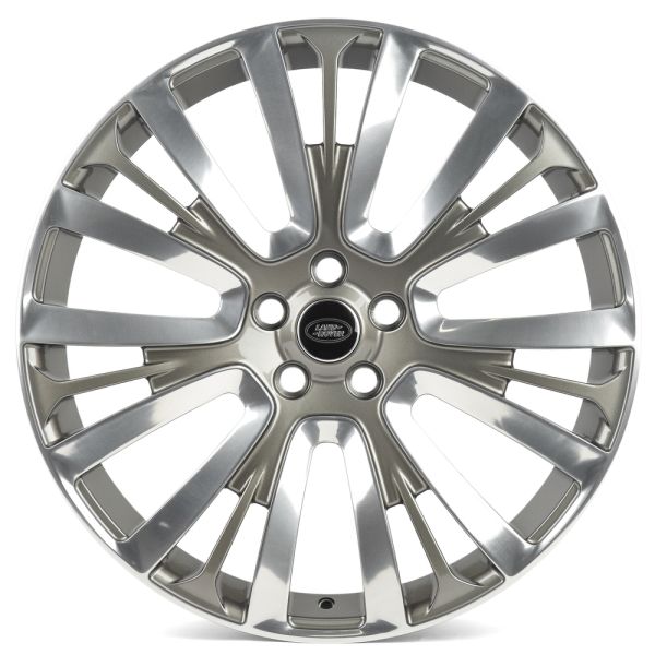 КОВАНЫЕ ДИСКИ 71622 CMST FG442-DS227 21 J9.5 ET48 5X120 72.6 ГРАФИТ + ПОЛИРОВАННЫЕ СПИЦЫ