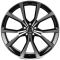 КОВАНЫЕ ДИСКИ 0923-5 PTRACING FG468X-SL221 20 J9 ET35 5X108 63.4 ЧЁРНЫЙ + ПОЛИРОВАННЫЕ СПИЦЫ
