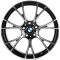 КОВАНЫЕ ДИСКИ 0923-116 PTRACING FG533-SV435 19 J8.5 ET30 5X120 72.56 ЧЁРНЫЙ + ПОЛИРОВАННЫЕ СПИЦЫ