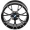 КОВАНЫЕ ДИСКИ 0923-116 PTRACING FG533-SV435 19 J8.5 ET30 5X120 72.56 ЧЁРНЫЙ + ПОЛИРОВАННЫЕ СПИЦЫ