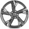 КОВАНЫЕ ДИСКИ 0923-49 PTRACING FG652X-SK301 18 J8 ET35 5X112 66.45 ГРАФИТ + ПОЛИРОВАННЫЕ СПИЦЫ