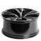 КОВАНЫЕ ДИСКИ H241227G SKILL SL685-SB580 21 J10 ET20 5X112 66.5 ЧЁРНЫЙ ГЛЯНЦЕВЫЙ + ПОЛИРОВАННЫЕ СПИЦ
