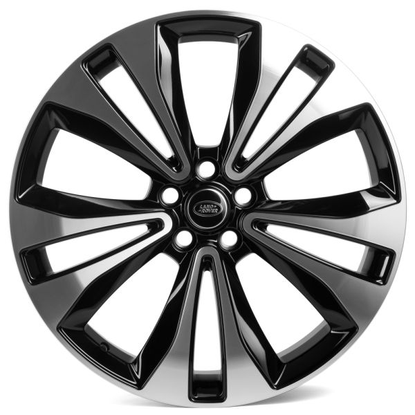 КОВАНЫЕ ДИСКИ 240221A SKILL SL339-DS215 20 J8.5 ET43.5 5X120 72.6 ЧЁРНЫЙ ГЛЯНЦЕВЫЙ + ПОЛИРОВАННЫЕ СП