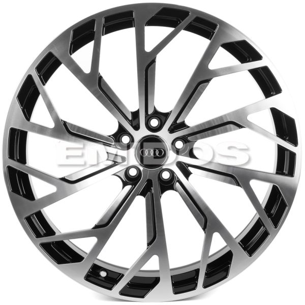 КОВАНЫЕ ДИСКИ 0923-57 PTRACING FG886X-SK349 21 J9.5 ET30 5X112 66.45 ЧЁРНЫЙ + ПОЛИРОВАННЫЕ СПИЦЫ