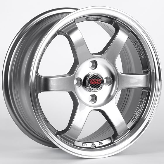 Комплект дисков 29906/16/73.1/Графит + Полированный Обод