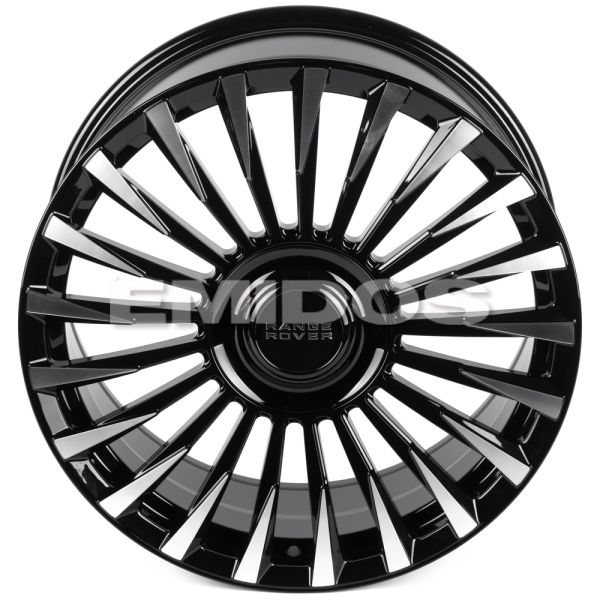 КОВАНЫЕ ДИСКИ 0923-86 PTRACING DS190X-CS412 20 J9 ET35 5X120 72.56 ЧЁРНЫЙ + ПОЛИРОВАННЫЕ СПИЦЫ