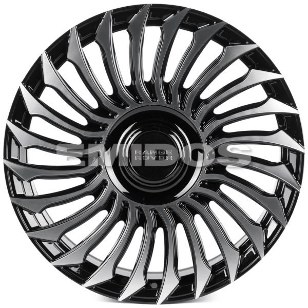 КОВАНЫЕ ДИСКИ 0923-87 PTRACING DS233-SK333 20 J9 ET40 5X120 72.56 ЧЁРНЫЙ + ПОЛИРОВАННЫЕ СПИЦЫ