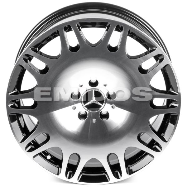 КОВАНЫЕ ДИСКИ 0923-10 PTRACING DS340X-SK317 19 J8.5 ET36 5X112 66.5 ЧЁРНЫЙ + ПОЛИРОВАННЫЕ СПИЦЫ