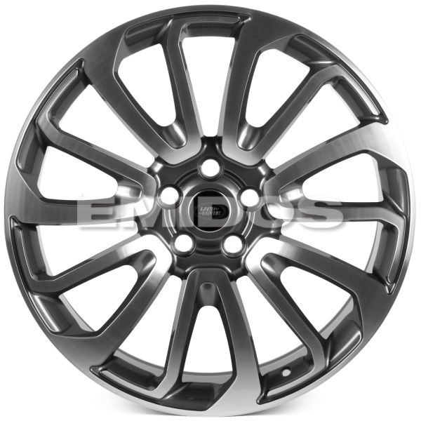 КОВАНЫЕ ДИСКИ 0923-104 PTRACING FG085X-CS428 21 J9.5 ET48 5X120 72.56 ГРАФИТ + ПОЛИРОВАННЫЕ СПИЦЫ