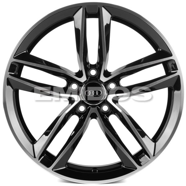 КОВАНЫЕ ДИСКИ 0923-17 PTRACING FG207 19 J8.5 ET28 5X112 66.45 ЧЁРНЫЙ + ПОЛИРОВАННЫЕ СПИЦЫ