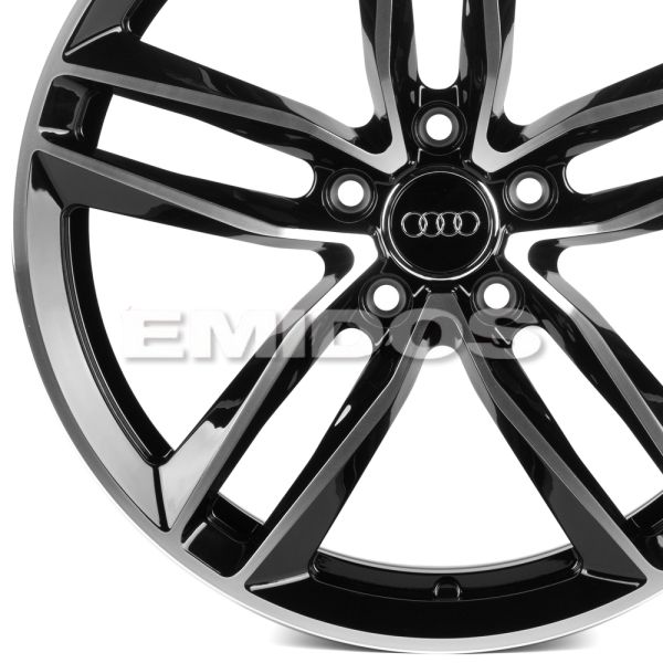 КОВАНЫЕ ДИСКИ 0923-17 PTRACING FG207 19 J8.5 ET28 5X112 66.45 ЧЁРНЫЙ + ПОЛИРОВАННЫЕ СПИЦЫ