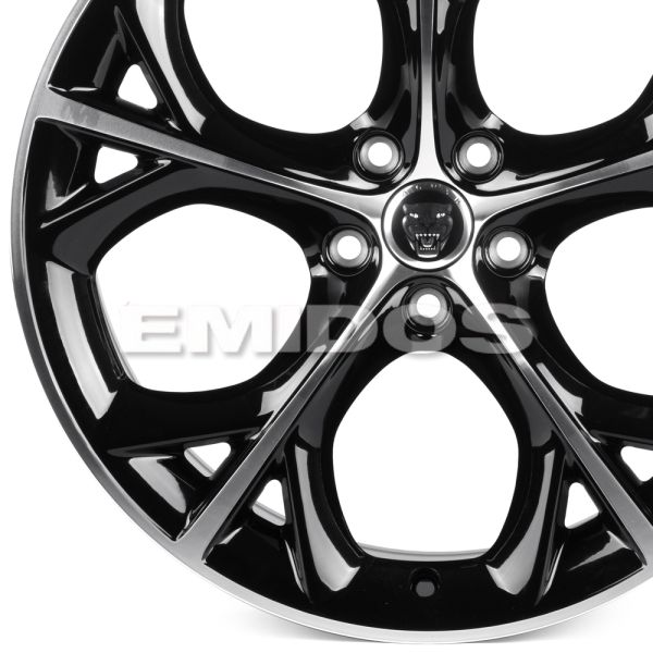 КОВАНЫЕ ДИСКИ 0923-4 PTRACING FG261X-CS396 19 J8.5 ET40 5X108 63.4 ЧЁРНЫЙ + ПОЛИРОВАННЫЕ СПИЦЫ