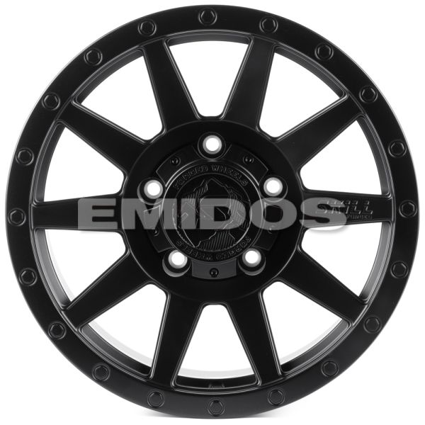 КОВАНЫЕ ДИСКИ H241231C SKILL SB076-CS369 17 J9 ET0 5X150 110.1 ЧЁРНЫЙ МАТОВЫЙ