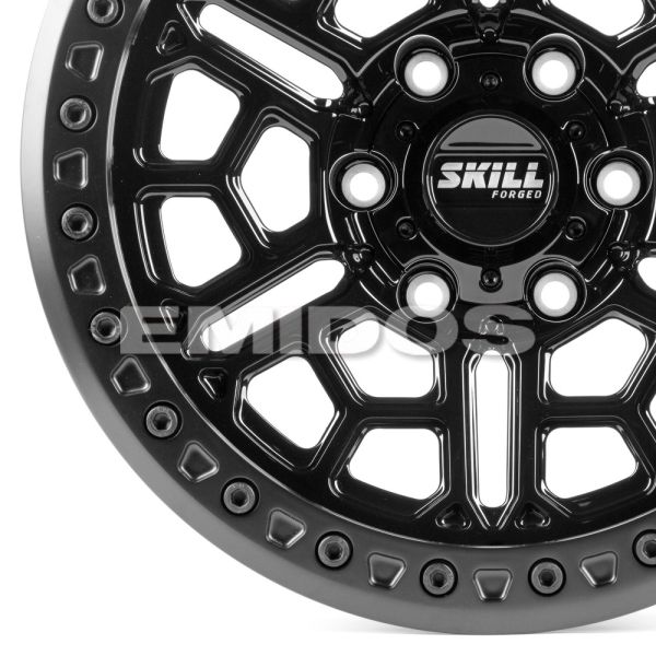 КОВАНЫЕ ДИСКИ 221111S SKILL SB077-SB388 17 J9.5 ET-44 6X139.7 106.1 ЧЁРНЫЙ