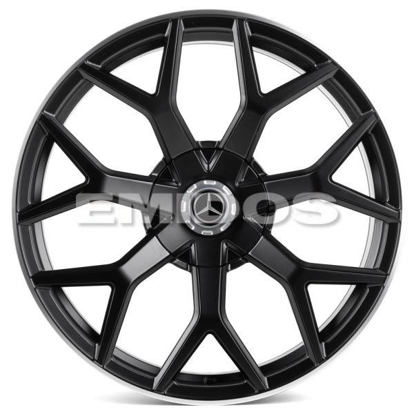 КОВАНЫЕ ДИСКИ H240605D SKILL SL410-SK333 20 J9 ET20 5X130 84.1 ЧЁРНЫЙ МАТОВЫЙ + ПОЛИРОВАННЫЙ ОБОД