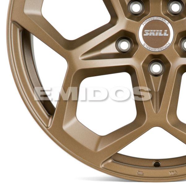 КОВАНЫЕ ДИСКИ 220812J SKILL SL421-SL079 20 J10.5 ET40 5X127 71.6 БРОНЗА