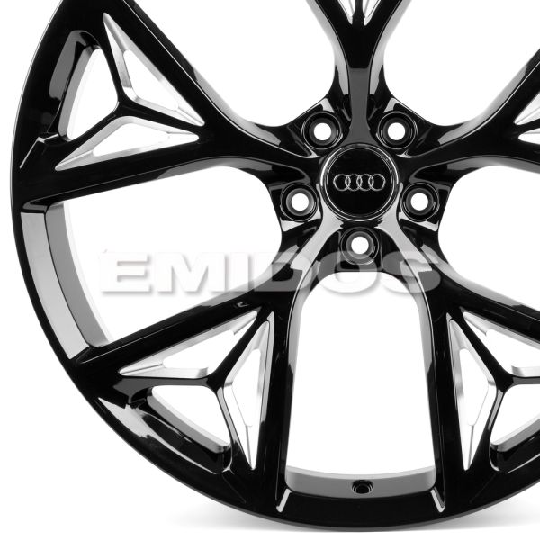 КОВАНЫЕ ДИСКИ H250924Q SKILL SL686-CS428 21 J9.5 ET31 5X112 66.5 ЧЁРНЫЙ ГЛЯНЦЕВЫЙ + ПОЛИРОВАННЫЕ СПИ