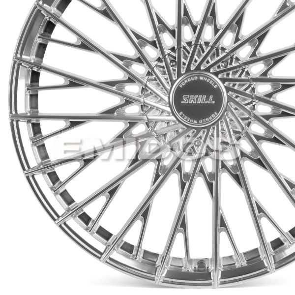 КОВАНЫЕ ДИСКИ H231104G SKILL SL774-FG486 22 J9.5 ET33 5X130 71.6 ЗЕРКАЛЬНАЯ ПОЛИРОВКА