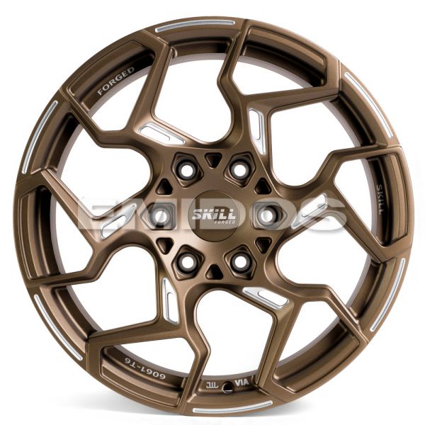 КОВАНЫЕ ДИСКИ 70478 SKILL SV102 18 J9.5 ET15 6X139.7 106.1 БРОНЗА