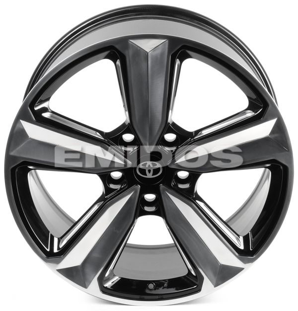 КОВАНЫЕ ДИСКИ 71582 CMST SV107 22 J10 ET45 5X150 110.1 ЧЁРНЫЙ + ПОЛИРОВАННЫЕ СПИЦЫ