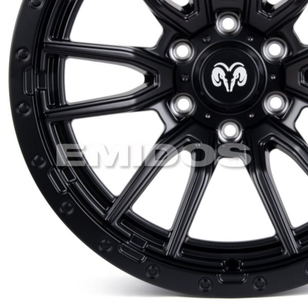 КОВАНЫЕ ДИСКИ H250824A SKILL SV127-SL223 20 J10 ET-10 6X139.7 77.8 ЧЕРНЫЙ МАТОВЫЙ