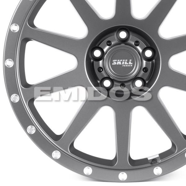 КОВАНЫЕ ДИСКИ H250917T SKILL SV157-SV450 20 J8.5 ET20 5X127 71.5 ГРАФИТ МАТОВЫЙ