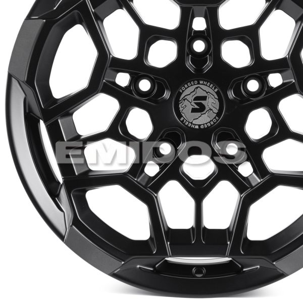 КОВАНЫЕ ДИСКИ H250924X SKILL SV171-SK302 18 J8.5 ET40 5X150 110.1 ЧЁРНЫЙ МАТОВЫЙ + ПОЛИРОВКА + ТЁМНЫ