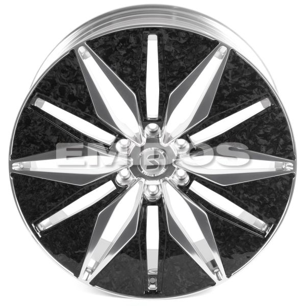 КОВАНЫЕ ДИСКИ H240607T SKILL SV380-SV481 22 J9 ET28 6X139.7 78.1 ЗЕРКАЛЬНАЯ ПОЛИРОВКА + КАРБОН SFC10