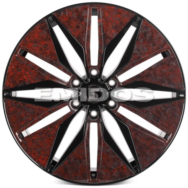 КОВАНЫЕ ДИСКИ H240607G SKILL SV380-SV481 22 J9 ET19 6X139.7 77.8 ЧЁРНЫЙ ГЛЯНЦЕВЫЙ + КАРБОН SFC09