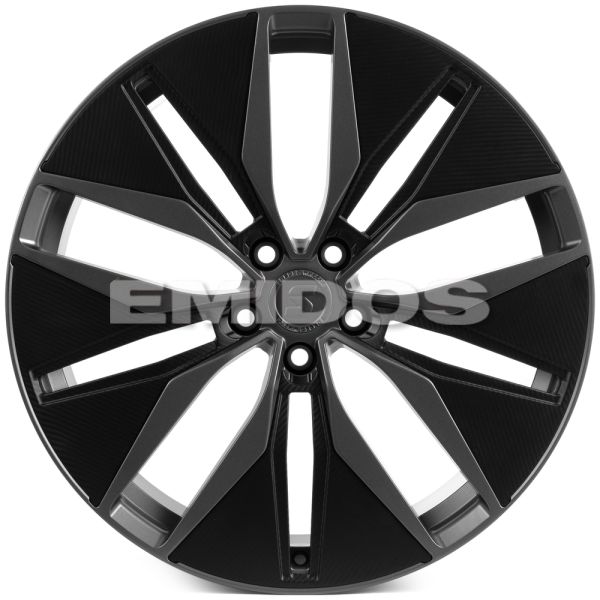 КОВАНЫЕ ДИСКИ H250513N SKILL SV380-SV482 22 J9.5 ET42.5 5X120 72.6 ГРАФИТ МАТОВЫЙ + КАРБОН SFC13