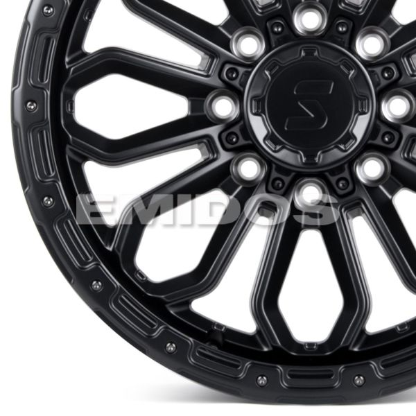 КОВАНЫЕ ДИСКИ H251027B SKILL SV406-SK333 20 J9 ET29 8X165.1 121.3 ЧЁРНЫЙ МАТОВЫЙ