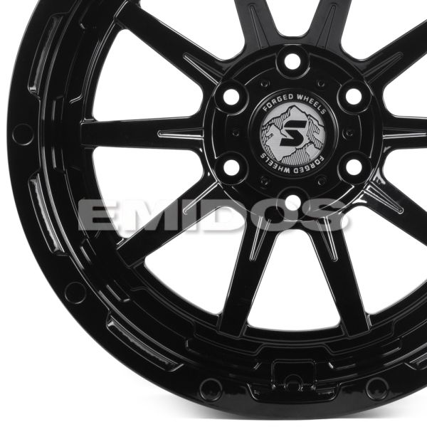 КОВАНЫЕ ДИСКИ H231022B SKILL SV473-DS216 20 J9 ET19 6X139.7 77.8 ЧЁРНЫЙ ГЛЯНЦЕВЫЙ