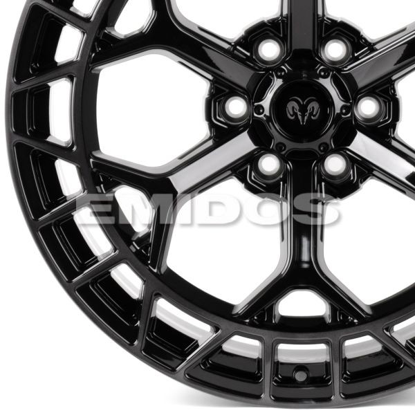 КОВАНЫЕ ДИСКИ H240604E SKILL SV543-SB595 22 J10 ET-10 6X139.7 77.8 ЧЁРНЫЙ ГЛЯНЦЕВЫЙ + ПОЛИРОВАННЫЕ С